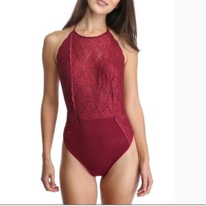 Free People lace bodysuit